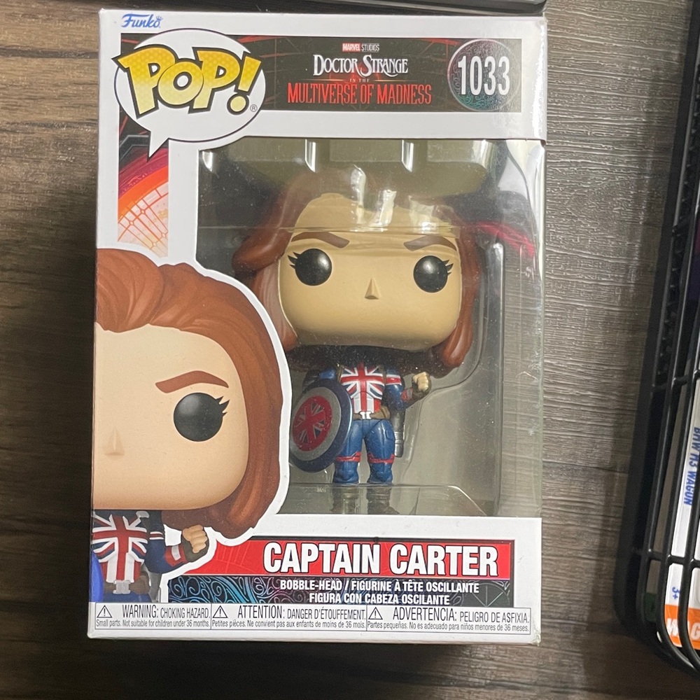 Funko Pop Captain Carter with Union Jack Shield